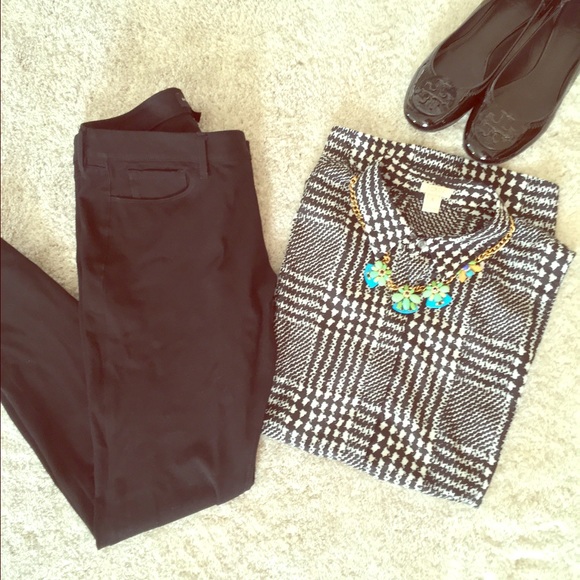 Banana Sloan Fit Black Pants Sz 8