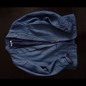 Denim chambray blazer from Madewell