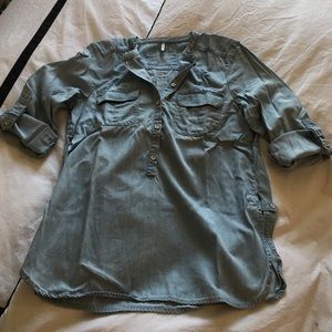 MOVING SALE!! LOFT chambray top