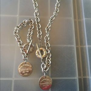 Tiffany and Co necklace and bracelet set