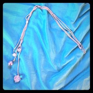 Lia Sophia disco ball necklace