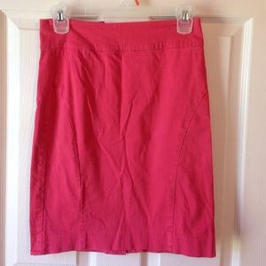 Watermelon pink banana republic skirt
