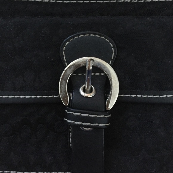 Black Coach Wristlet - Picture 2 of 4