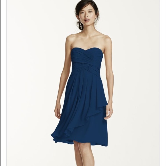 David's Bridal Chiffon Dress