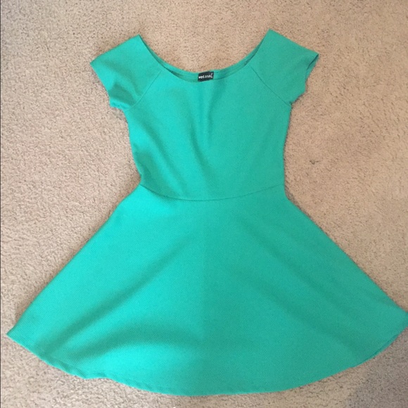 Green Skater Dress