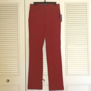 Size 4 NYDJ red trouser pants