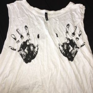 Handprint tank top