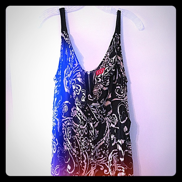 Black & cream print dress ❤️