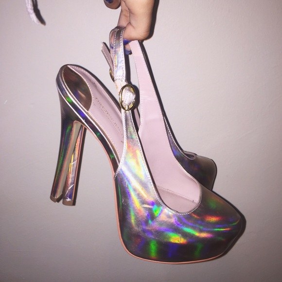 Hologram / Iridescent Heels