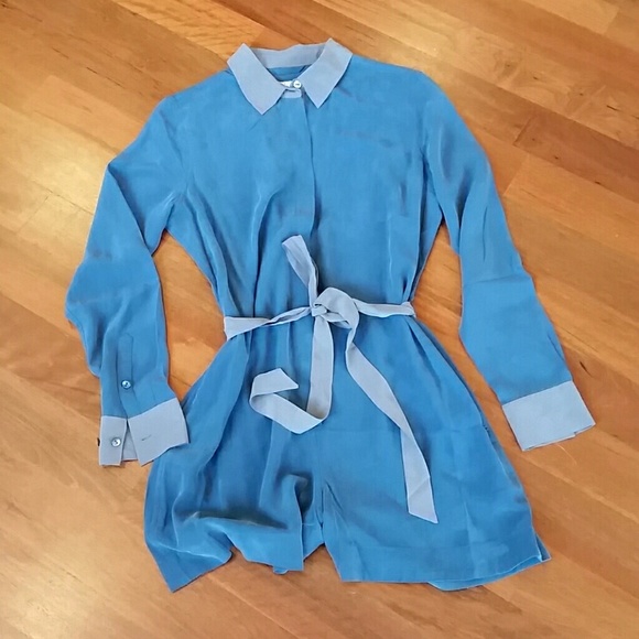 NWOT silk romper size s