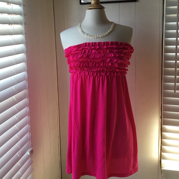 OP Tops - PINK RUFFLE TOP