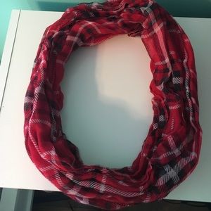 plaid infinity scarf