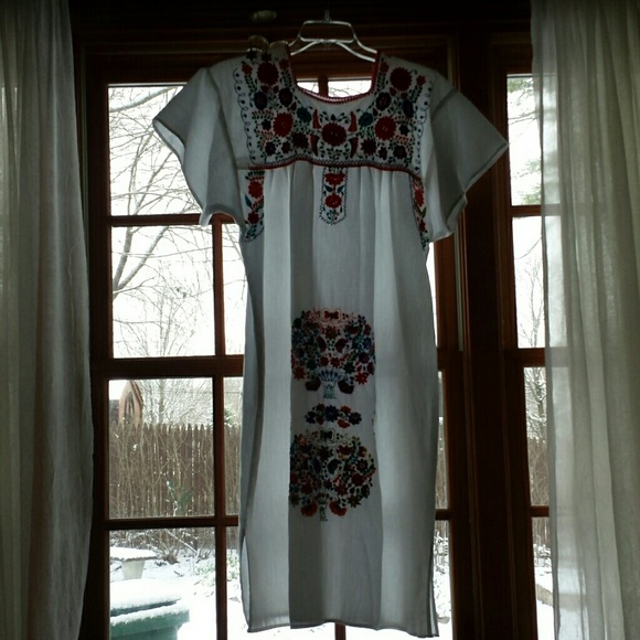 Long patterned dress (vintage)