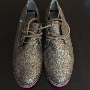Madden Girl Glitter Oxford Shoes
