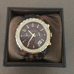 Michael Kors Madison Tortoise Shell watch