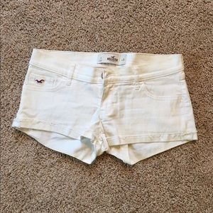 Hollister White Jean Short