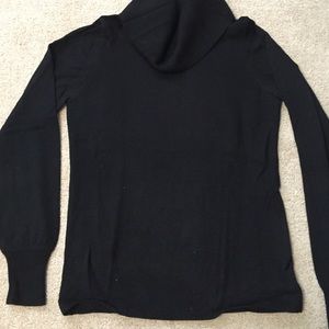Black knit sweater