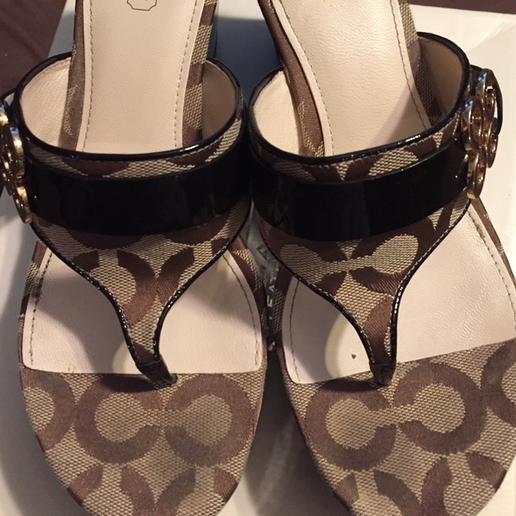 Coach wedges