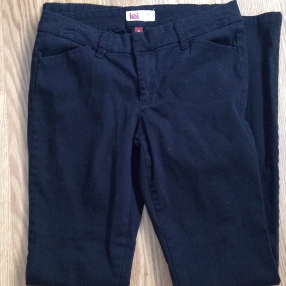 Black trouser pants