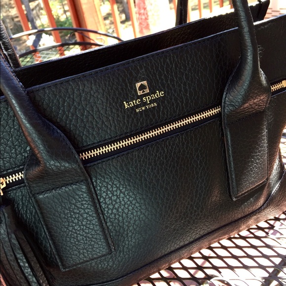 Kate Spade Black Leather Purse - Picture 3 of 4