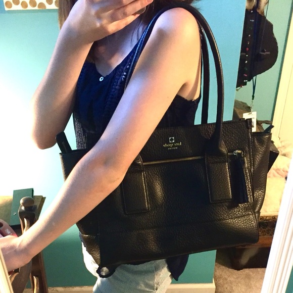 Kate Spade Black Leather Purse - Picture 4 of 4