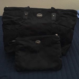 Coach Nylon Shopping Tote