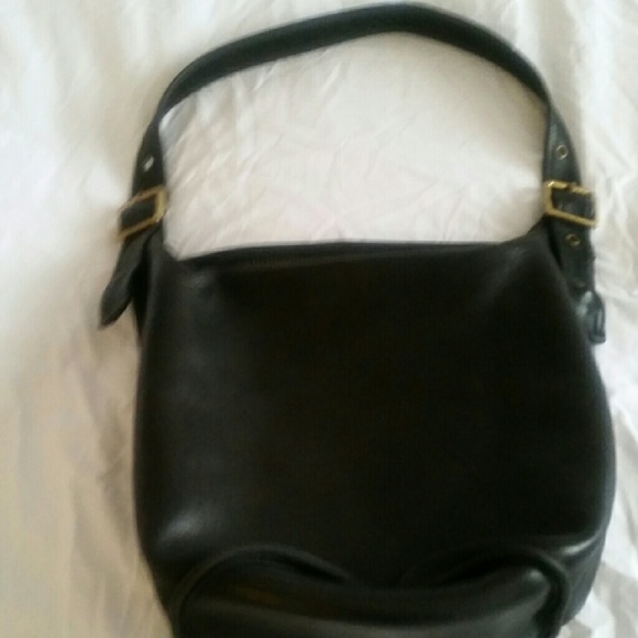 Vintage  Coach Leather large bucket purse