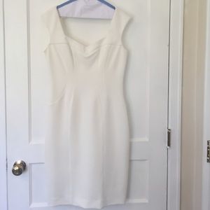 White Dress: great for a rehearsal dinner!