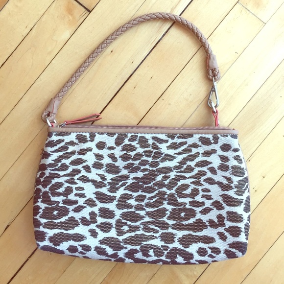 Leopard print purse