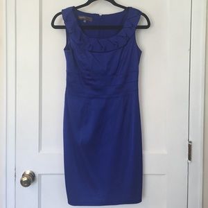 Satiny Blue Cocktail Dress