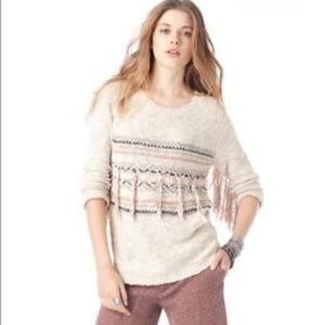 ‼️ CLOSET CLOSING‼️American Rag fringe sweater