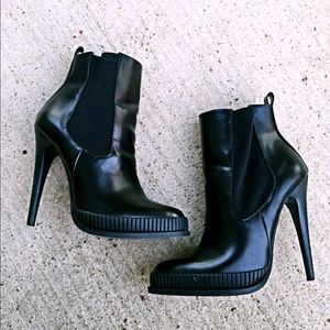 Zara black ankle boots