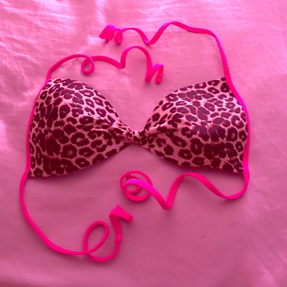 Leapord bathing suit Top