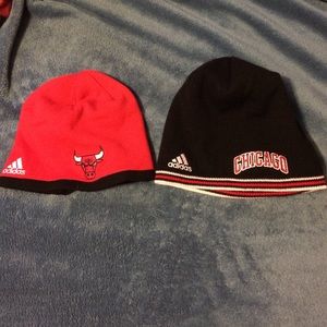 Bundle two adidas chicago Bulls beanies!!🔴⚫️🔴⚫️