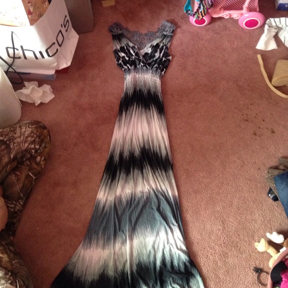 Grey maxi dress - Picture 1 of 3