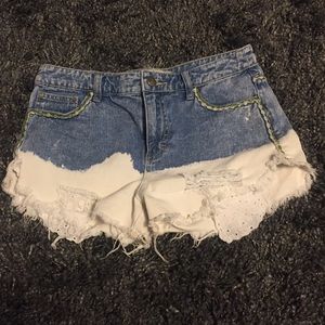Free People Ombré Shorts
