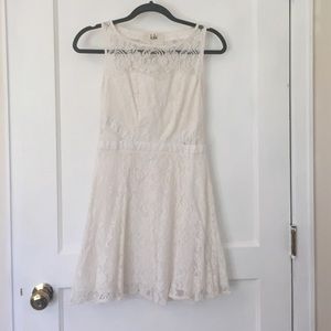 White Lace Party Dress