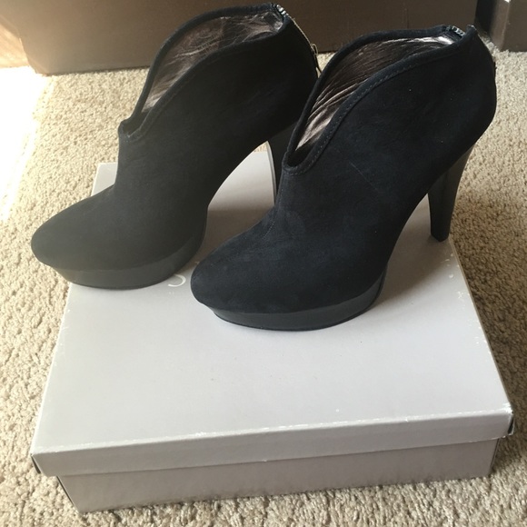 Black Bootie Heels from Bakers
