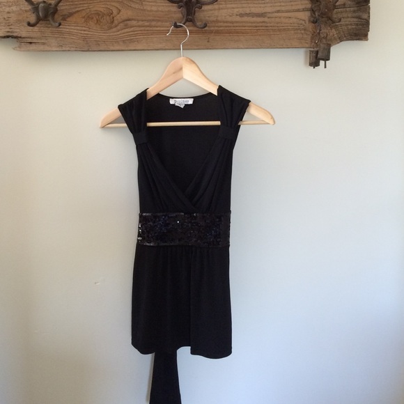 White House Black Market Sequined Top