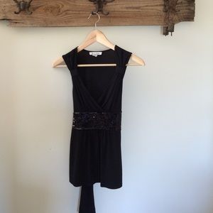 White House Black Market Sequined Top