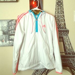 White/Neon Hoodie