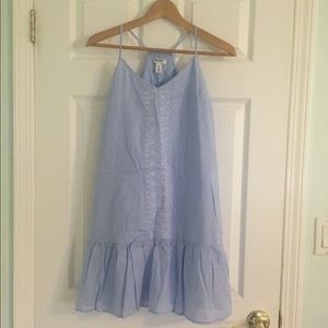 Summer cotton dress Never worn! Great detail S