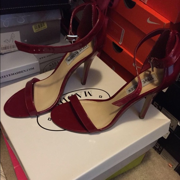 Steve Madden Red Strappy Sandals