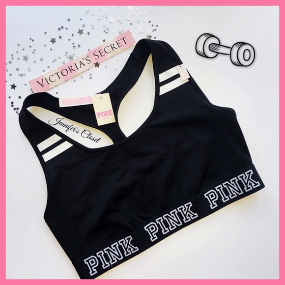 •Victoria's Secret PINK• Logo sports bra - Picture 3 of 4