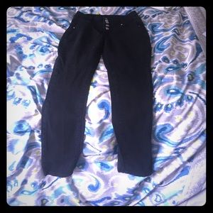 High waisted skinny jeans