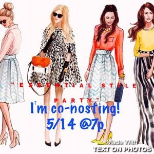 Sat. May 14th at 7pm!Theme is "ESSENTIAL STYLE"