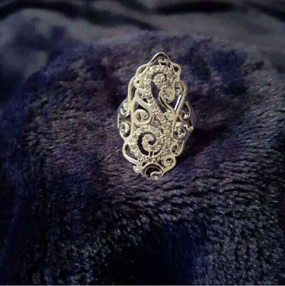 New 925 Sterling Silver Swirl Ring