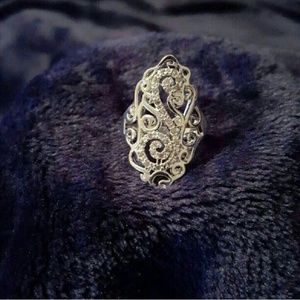 New 925 Sterling Silver Swirl Ring