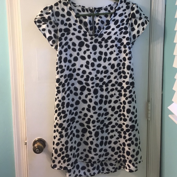 Black and white dress