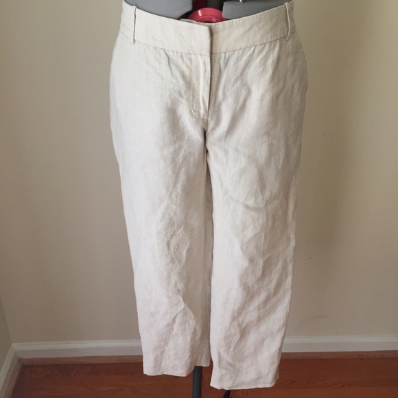 🚫SOLD🚫 J. Crew Tailored Linen Cropped Pant - Picture 2 of 4